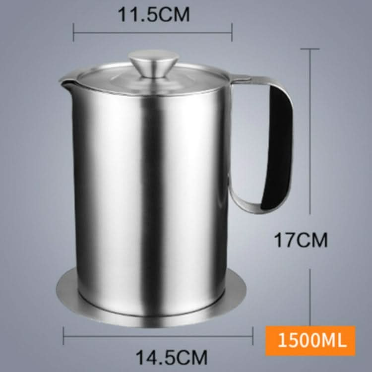 Stainless Steel Leakproof Filter Mesh Oil Canister Kitchen Household Oil Storage Tank - Reluova