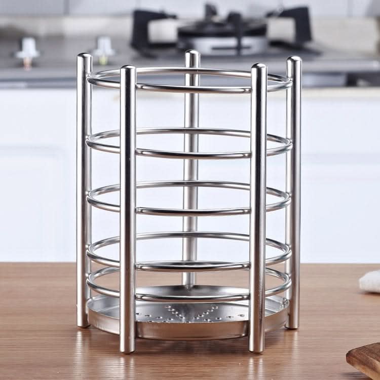 304 Stainless Steel Chopsticks Cage Drain Rack Knife Fork Storage Box Kitchen Supplies Chopsticks Box-Reluova