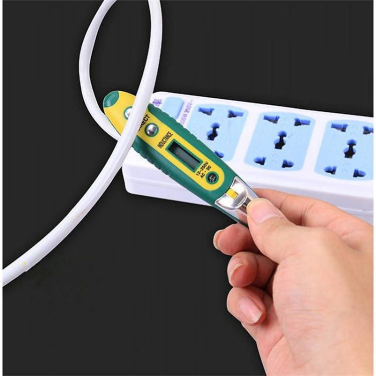 High Precision Electrical Tester Pen Screwdriver 220V AC DC Outlet Circuit Voltage Detector Test Pen with Night Vision