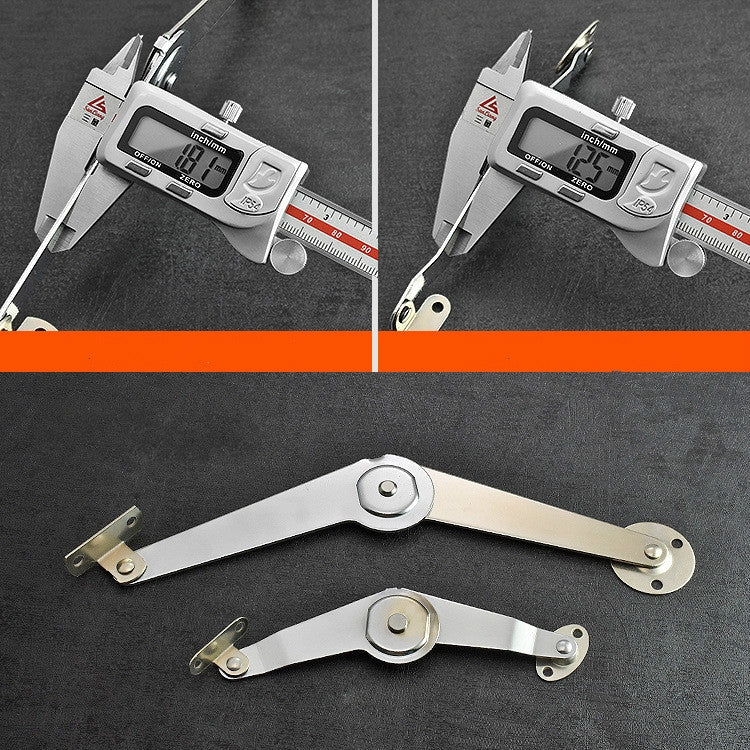 Two-folded Strut Folding Lever Door Support Furniture Connector