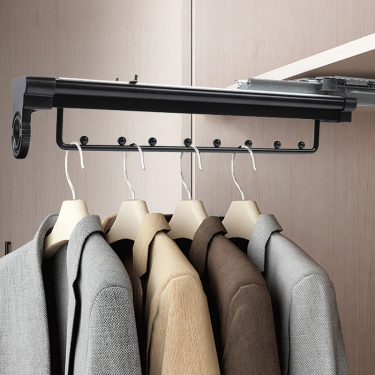 Wardrobe Hardware Push-Pull Hanging Rod Clothes Rail