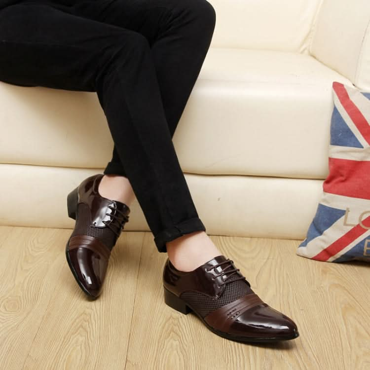 Flat Shoes Breathable Men Business Dress Shoes Reluova