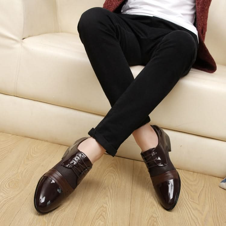 Flat Shoes Breathable Men Business Dress Shoes Reluova