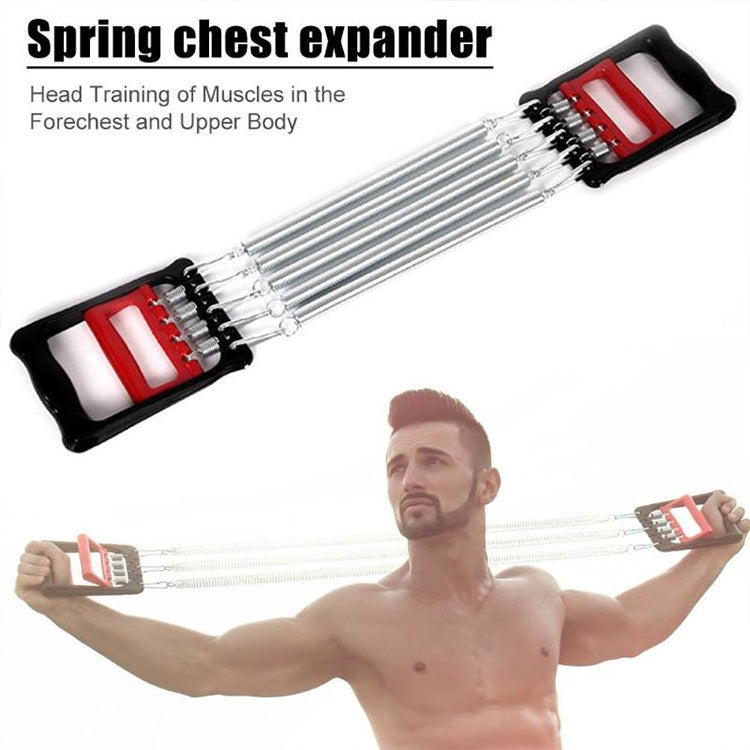 Dual Purpose Spring Tensioner Chest Expander Multifunctional Arm Strength Brawn Training Device