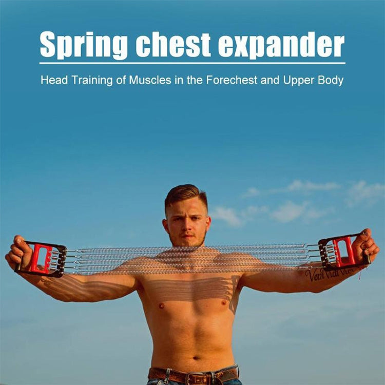 Dual Purpose Spring Tensioner Chest Expander Multifunctional Arm Strength Brawn Training Device Reluova