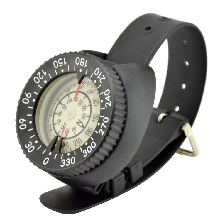 PW60 Watch-style Diving Compass Strong Magnetic Fluorescence Dial Corrosion-resistant Compass Reluova