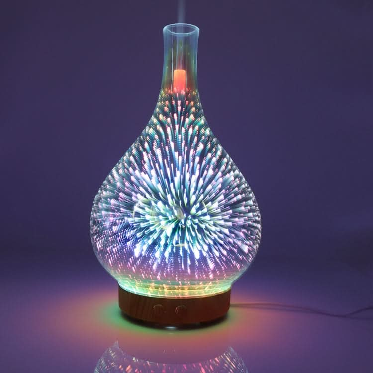 STB-XB10 3D Fireworks 7 Colors LED Night Light Air Humidifier Aroma Essential Oil Diffuser Mist Maker Reluova