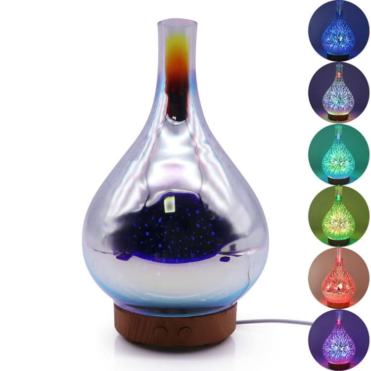 STB-XB10 3D Fireworks 7 Colors LED Night Light Air Humidifier Aroma Essential Oil Diffuser Mist Maker Reluova