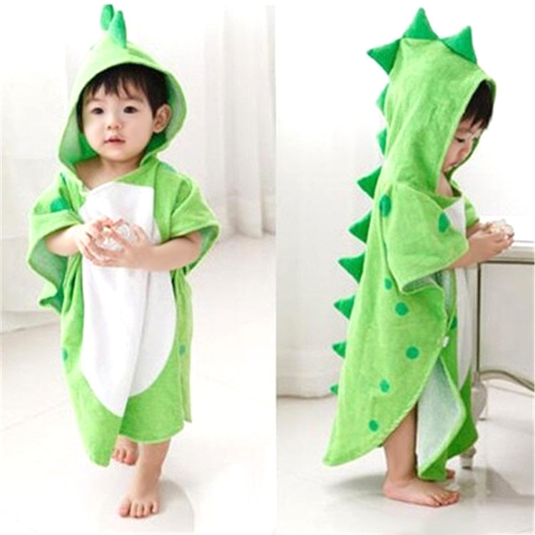 Childrens Cape Bathrobe Cartoon Animal Shape Bath Towel My Store