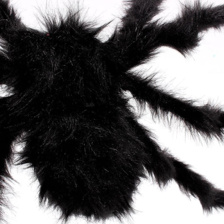 Creative Halloween Party Black Plush Spider Decoration