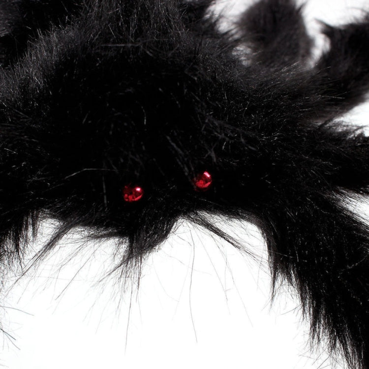 Creative Halloween Party Black Plush Spider Decoration My Store