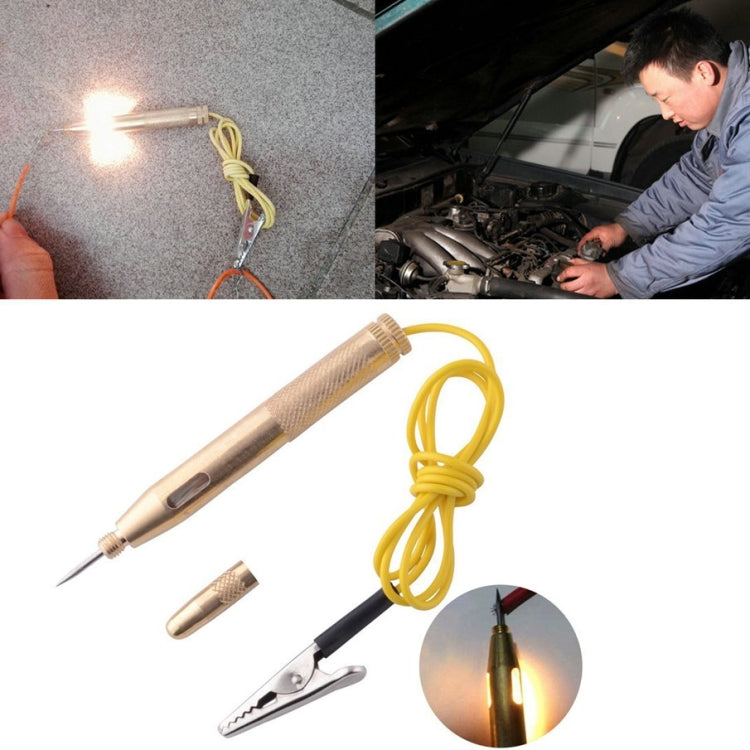 2 PCS 6-24V Copper Electric Pen General Test Light Automotive Circuit Test Pencil-Reluova