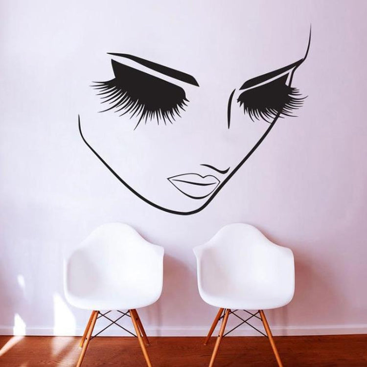 2 PCS Makeup Wall Salon Wall Beauty Studio Wall Art Decoration Sticker Wall Sticker-Reluova