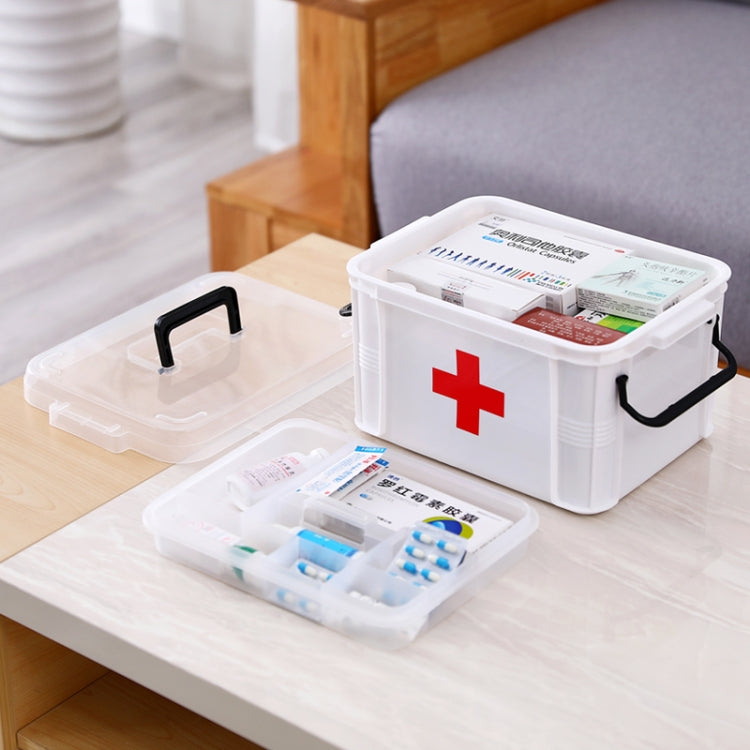 Family Medical Box Multi-layer Medical Emergency Medicine Storage Box Household Plastic Medicine Box