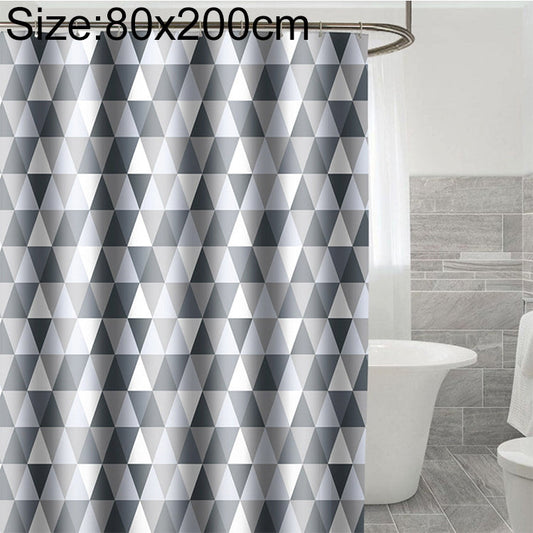 Curtains for Bathroom Waterproof Polyester Fabric Moldproof Bath Curtain