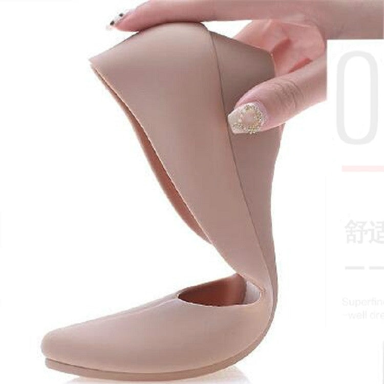 Shallow Mouth Square Head Single Shoes