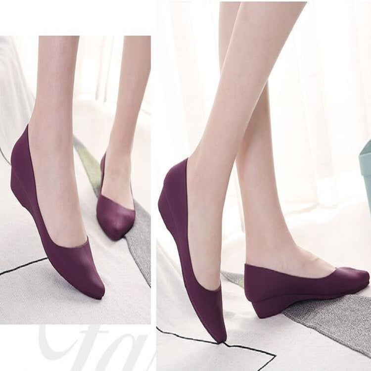 Shallow Mouth Square Head Single Shoes