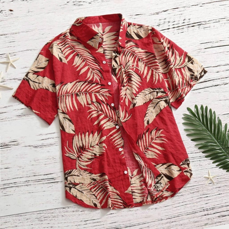 Cotton Casual Beach Holiday Print Shirt for Men