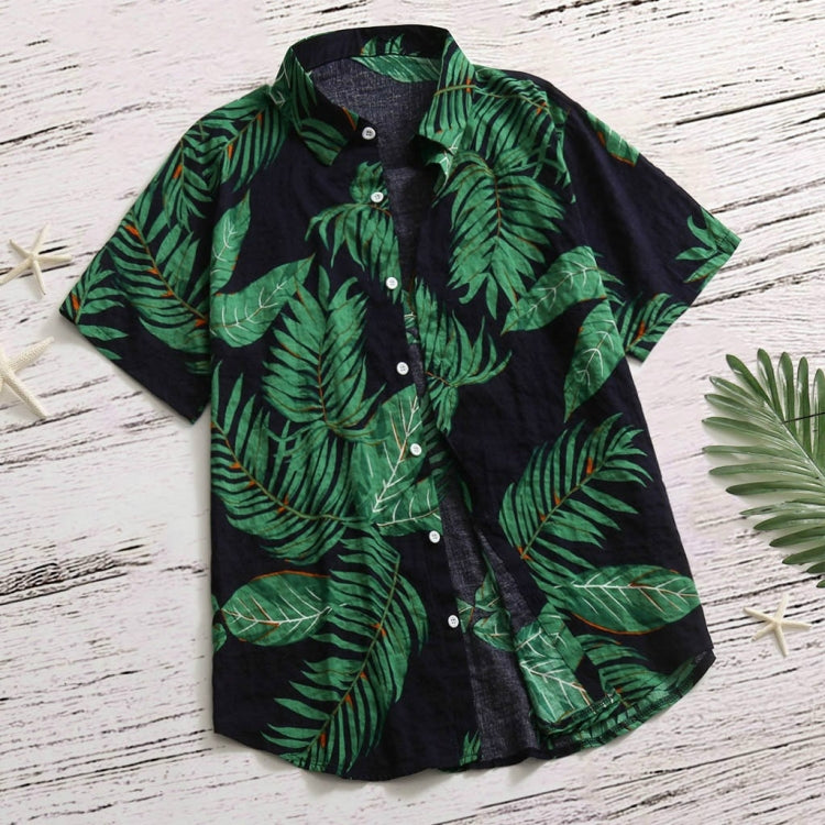 Cotton Casual Beach Holiday Print Shirt for Men