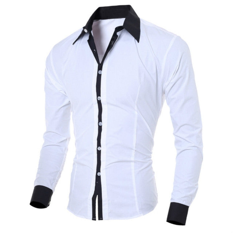 Casual Business Men Dress Long Sleeve Cotton Stylish Social Shirts