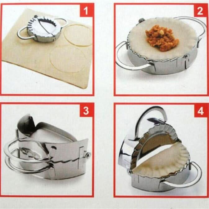 Stainless Steel Dumpling Maker Dough Cutter Dumpling Mould Kitchen Accessories Pastry Tools - Reluova