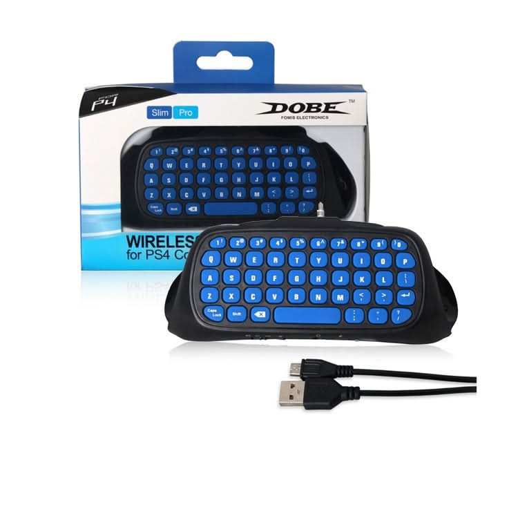 DOBE TP4-022 2.4G Wireless Controller Keyboard ABS Game Keyboard for PS4 / Slim Reluova