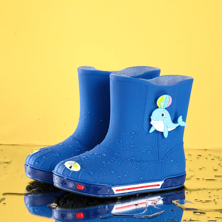 Children Non-Slip Plus Velvet Warm Cartoon Short Rain Boots, Series 2 My Store