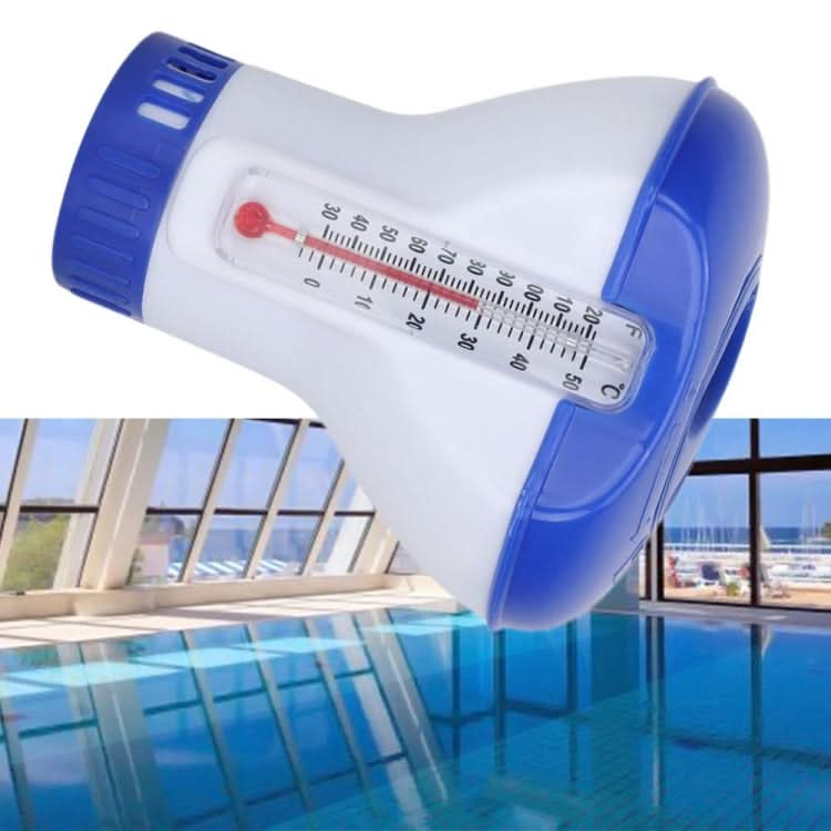 5 Inch Pool Thermometer Floating Water Pill Impetuous Pool Disinfection Automatic Drug Dispenser Pool Accessories-Reluova