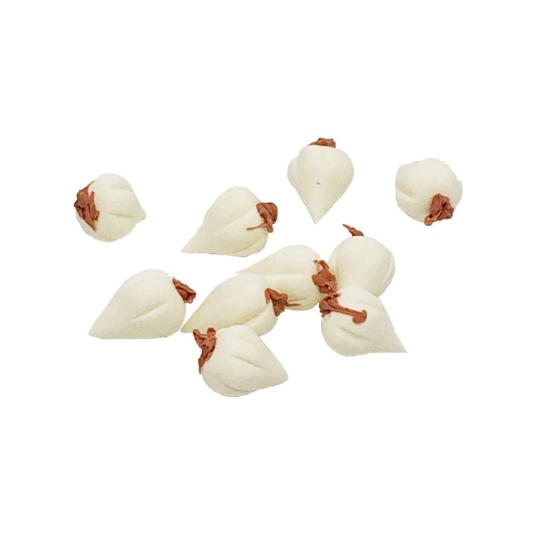 20 PCS / 2 Bags 1:12 Mini House Toy Simulation Garlic Kitchen Decoration