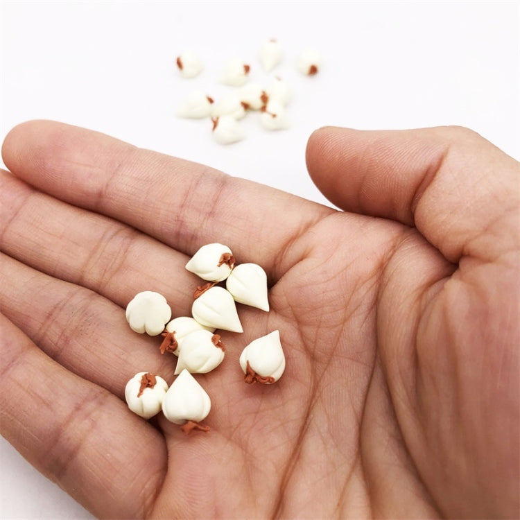 20 PCS / 2 Bags 1:12 Mini House Toy Simulation Garlic Kitchen Decoration