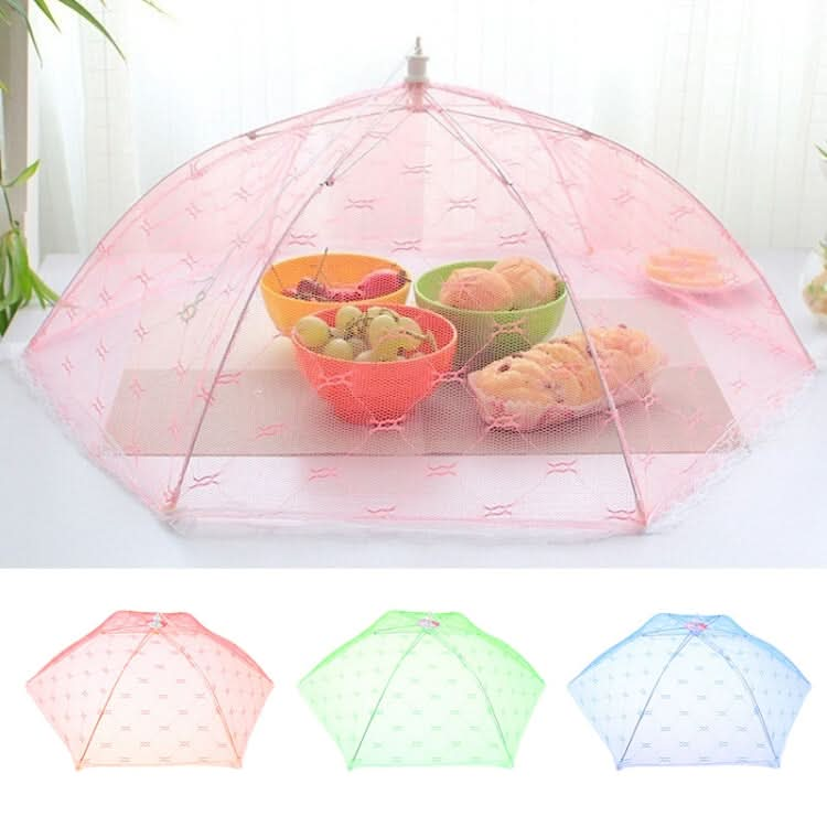 Lace Folding Dish Cover Mesh Cover Dish Dust-proof Printing Food Cover Fly-proof Cover Food Cover - Reluova