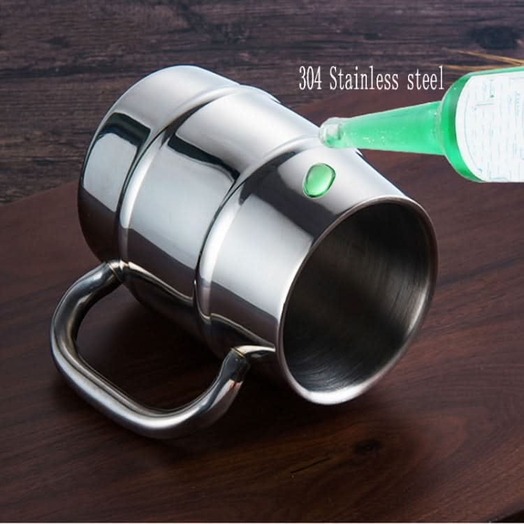 Stainless Steel Beer Cup Mugs Outdoor Camping Western Tea Coffee Cup Insulated Portable Water Cup Drinkware with Handle - Reluova