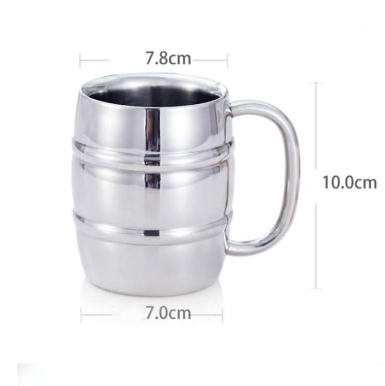 Stainless Steel Beer Cup Mugs Outdoor Camping Western Tea Coffee Cup Insulated Portable Water Cup Drinkware with Handle - Reluova