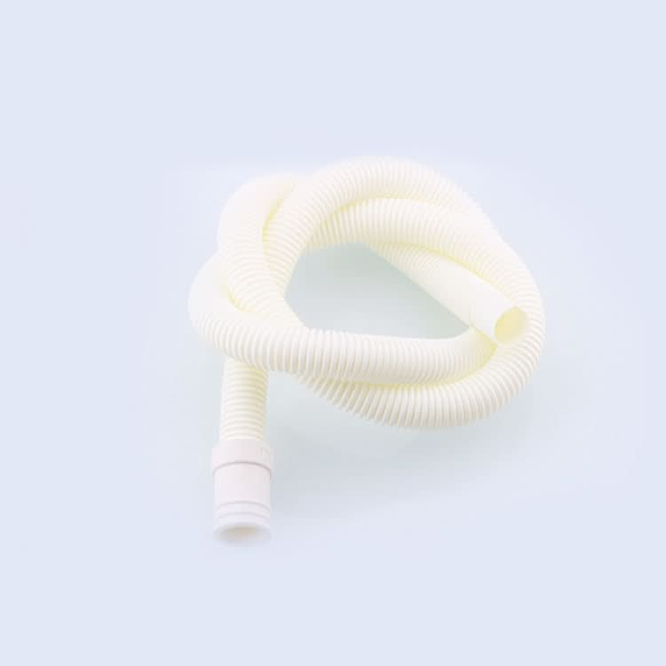 18mm Diameter Plastic Drain Pipe Water Outlet Extension Hose with Clamp for Semi-automatic Washing Machine / Air Conditioner