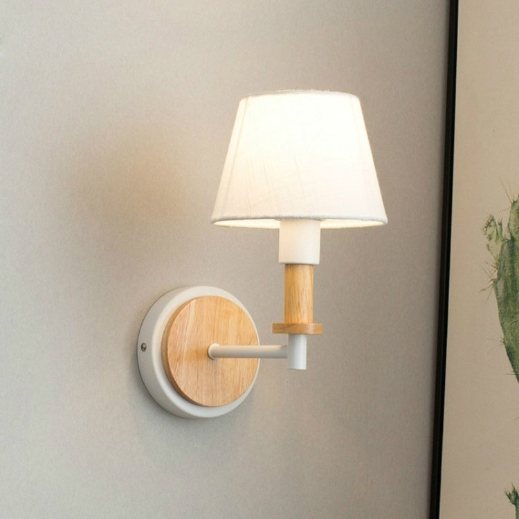 E27 LED Bedside Aisle Creative Personality Wooden Wall Lamp My Store