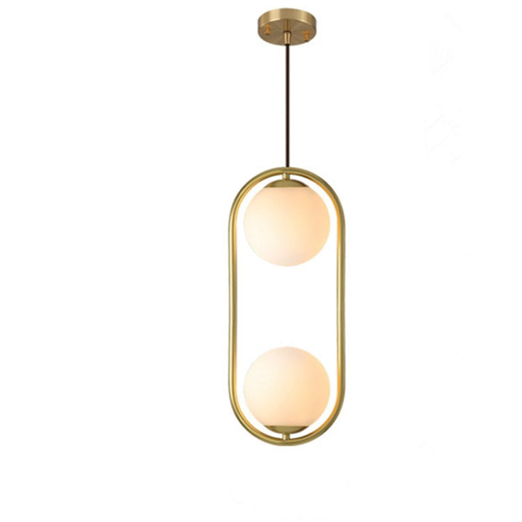 Restaurant Chandelier Single Head Creative Personality Simple Modern Copper Lamp My Store