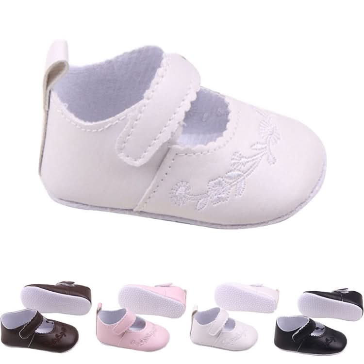 Baby Girl First Walkers PU Leather Cute Princess Crib Shoes Reluova