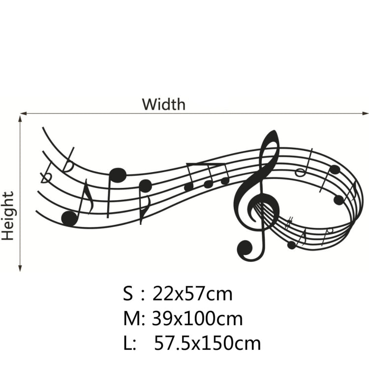 Music Sound Notes Wall Decal Bedroom Music Classroom Decor Removable Music Sticker My Store