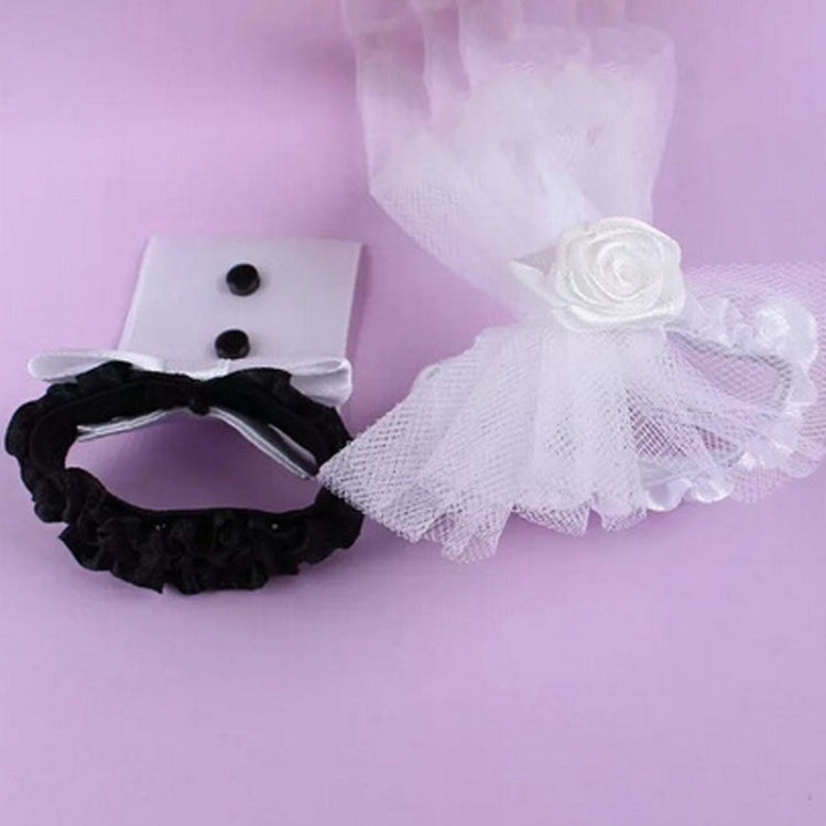 A Pair of Bride and Groom Dress Cups Decoration Wedding Supplies