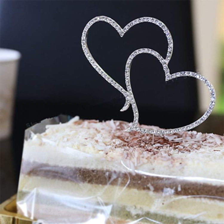 Heart Crystal Cake Insert Cake Decoration Wedding Gift My Store