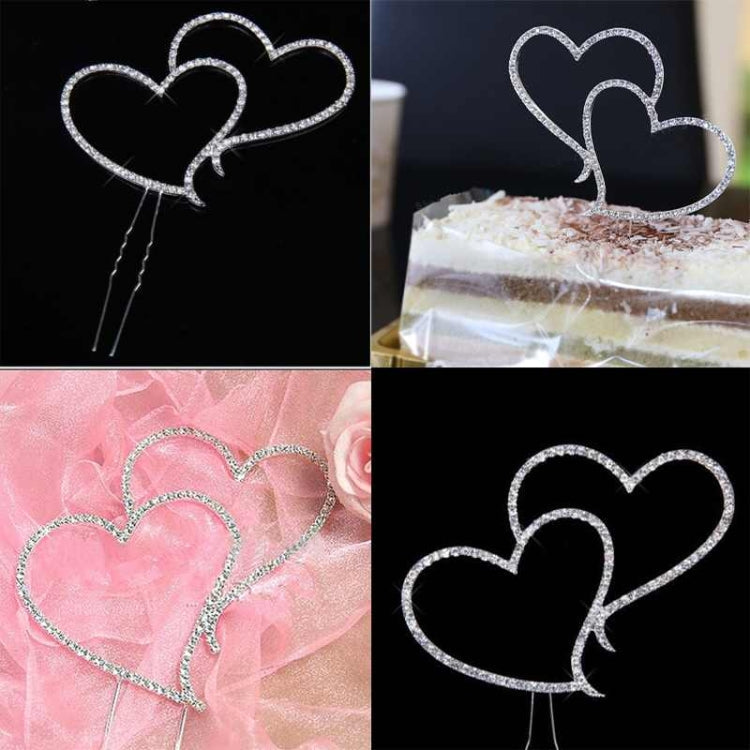 Heart Crystal Cake Insert Cake Decoration Wedding Gift My Store