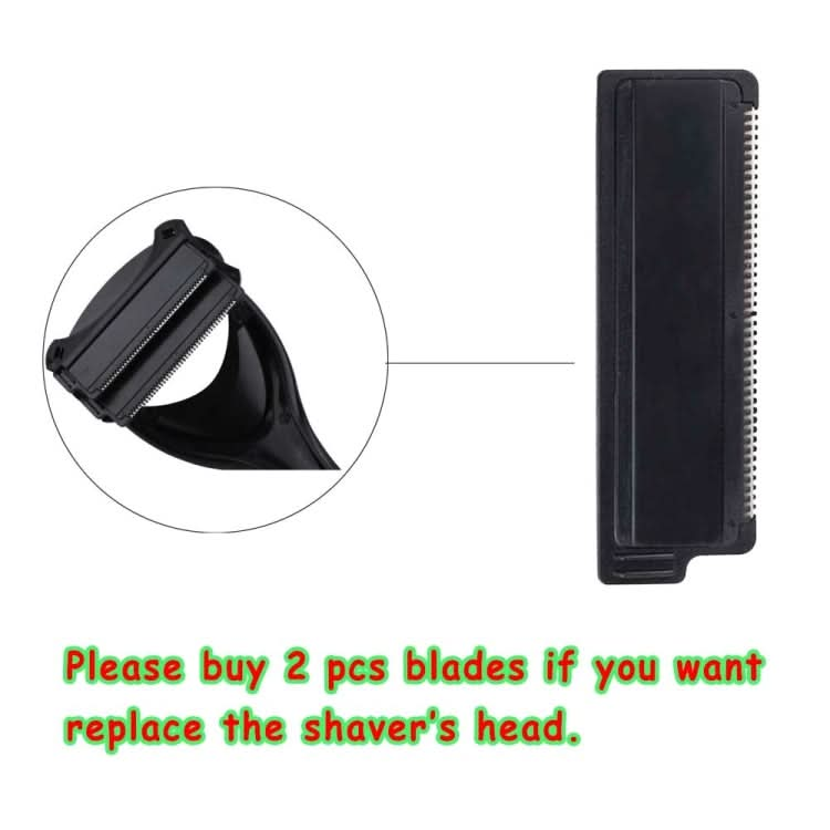 Back Long Handle Shaver Folding Double Cutter Head 2.0 Upgrade Version Reluova