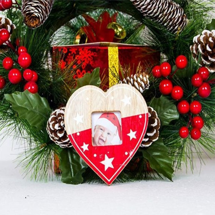 2 PCS Christmas Photo Frame Christmas Creative Photo Frame Pendant Christmas Tree Decoration Pendant