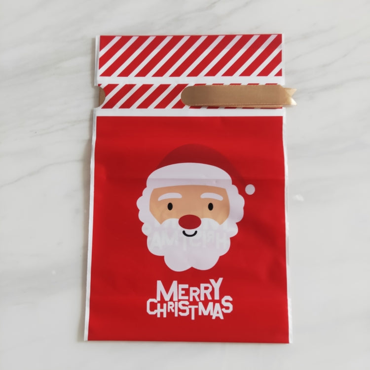 50pcs / Pack Christmas Gift Bag Candy Biscuit Drawstring Bundle Christmas Cookie Bag My Store