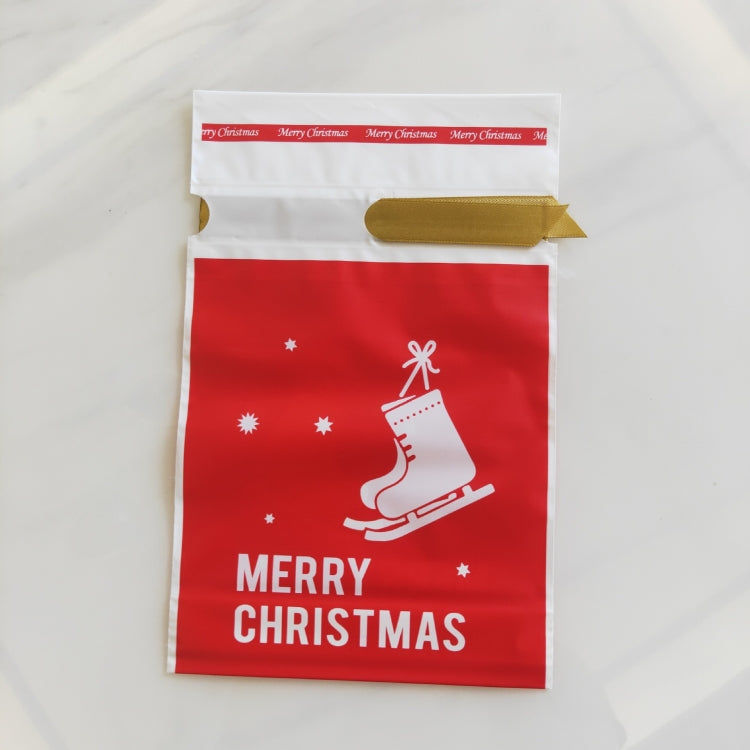 50pcs / Pack Christmas Gift Bag Candy Biscuit Drawstring Bundle Christmas Cookie Bag My Store