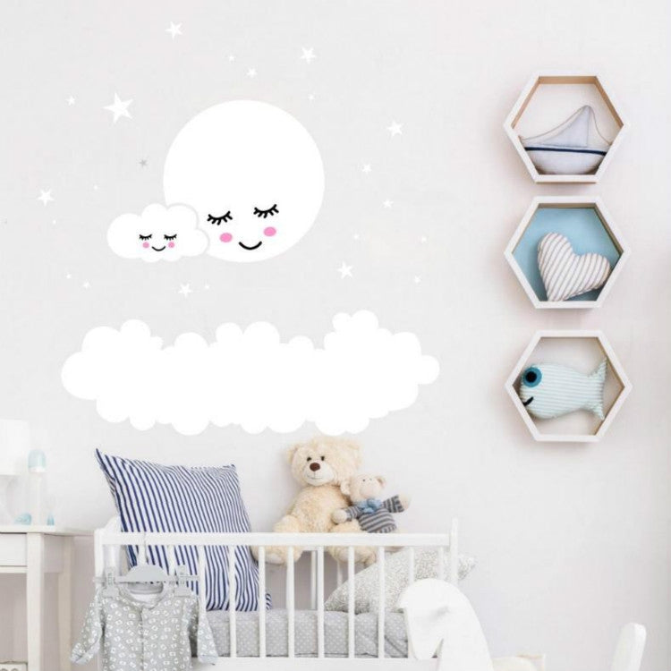 Cloud Star Moon Children Room Decoration Wall Sticker My Store