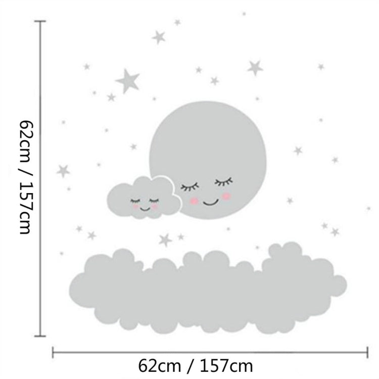 Cloud Star Moon Children Room Decoration Wall Sticker My Store