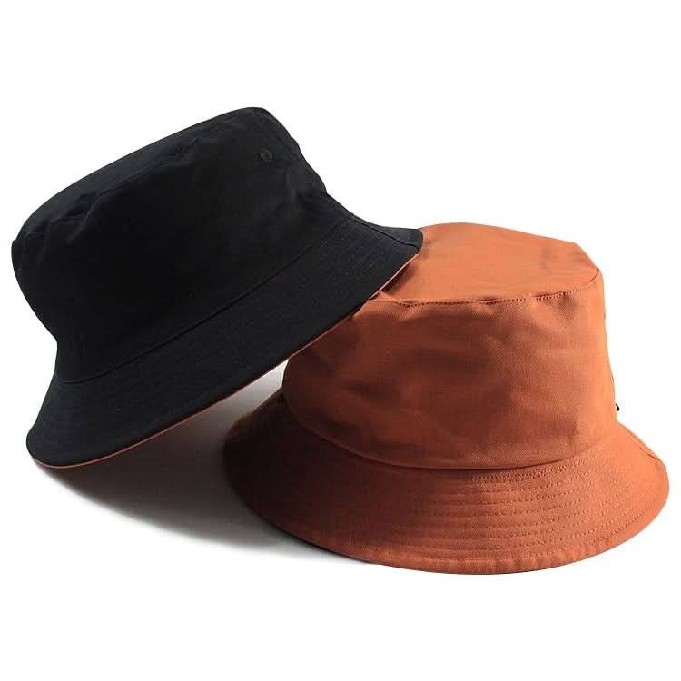 Solid Color Cotton Double-sided Wearable Fisherman Hat for Women Reluova