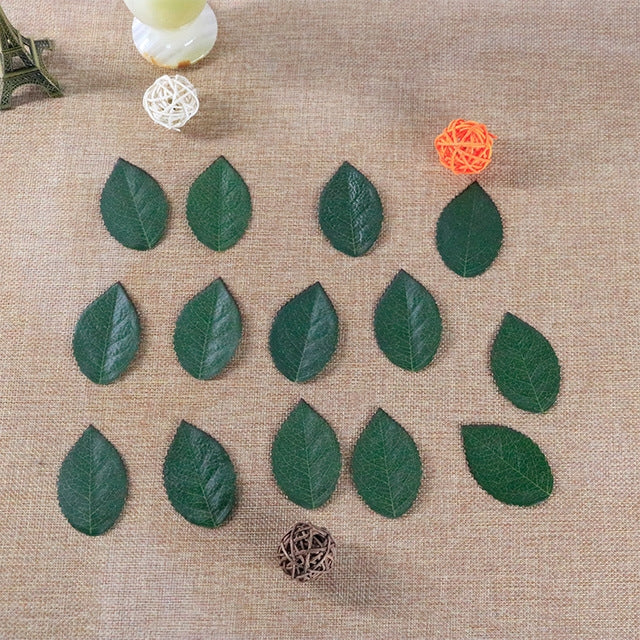 200 PCS Artificial Plant Simulation Monolithic Silk Cloth Rose Leaves Home Decoration-Reluova