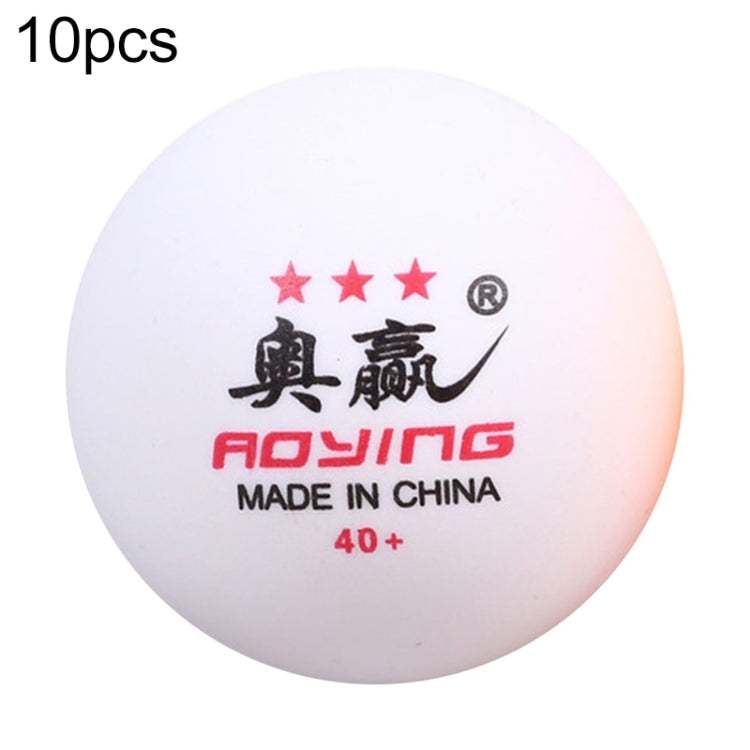 ROYING 10 PCS Professional ABS Table Tennis Training Ball, Diameter: 40mm Reluova